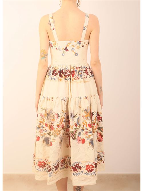 tailored floral sundress Laboratorio Capri | SALINAEVATEX
